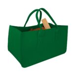 lienbacher taška na dřevo z plsti 50x34cm - zelená
