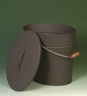 leinbacher nádoba s víkem na popel, uhlí nebo peletky