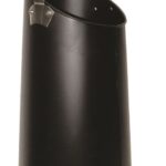 leinbacher nádoba na uhlí - černý niklované držadlo